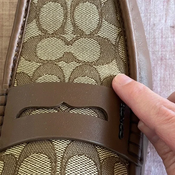 Coach Liam Driver Loafer in Signature Jacquard, like new condition. - Picture 3 of 7